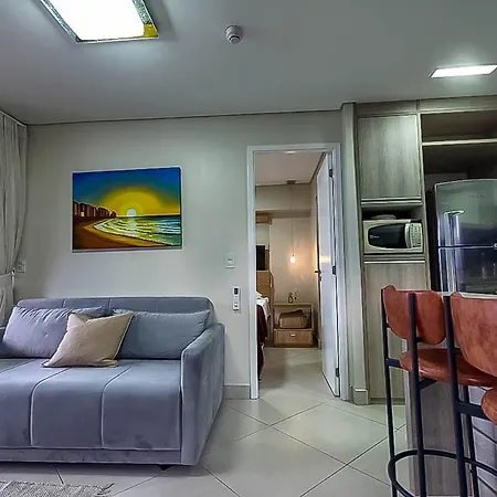 With Panoramic Oceanfront View Landscape Apartamento Fortaleza (Ceara)